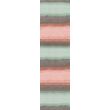 Díva Batik 5550 világoszöld-barna-rózsaszín színátmenetes