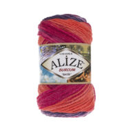 Alize Burcum Batik - 4595 (lila-pink-narancs színátmenetes)