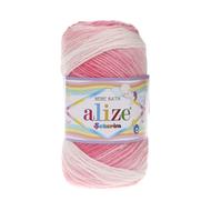 Sekerim Bebe Batik 2126 fehér-világosrózsaszín-sötétrózsaszín színátmenetes