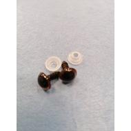 Biztonsági szem barna pupillás 10mm