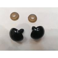 Biztonsági szem fekete 18mm