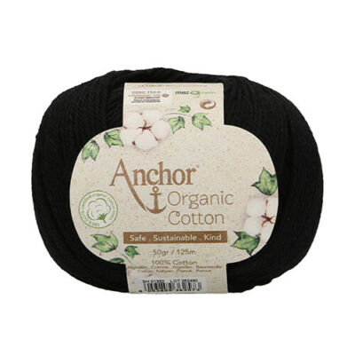 Anchor Organic Cotton 1332 fekete