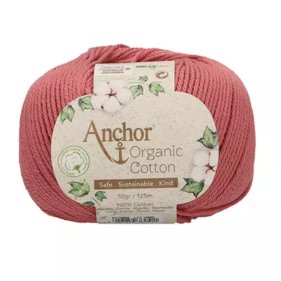 Anchor Organic Cotton 895  vintage rózsaszín